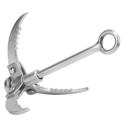Grappling Hook Durable Folding Survival Hook Stainless Steel Grapple Claw Fo SET
