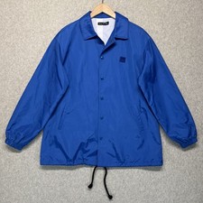 Acne Studios Mens Small Blue Coach Jacket Sna...
