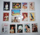 VTG Coca Cola collectables, Bulk grouping, large lot, car, cards, lighter, etc