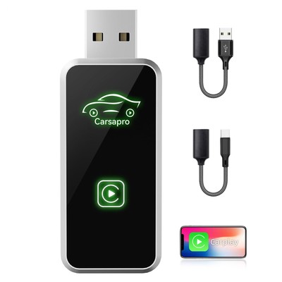 Wireless CarPlay Adapter for iPhone, CarPlay Dongle Converts Factory Wired Ca...