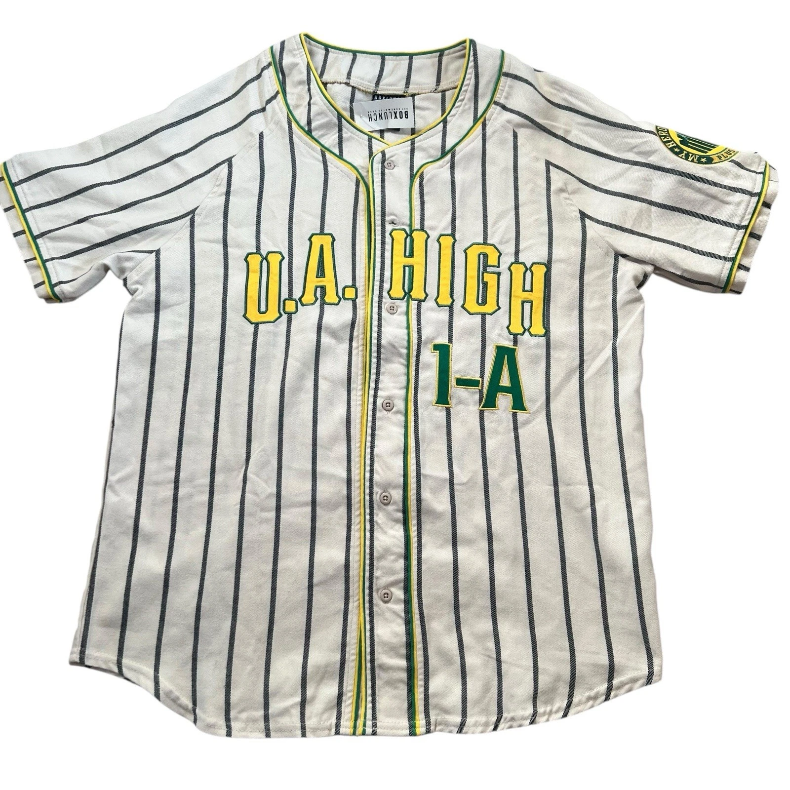Hero Anime U.A. High Striped Baseball Jersey