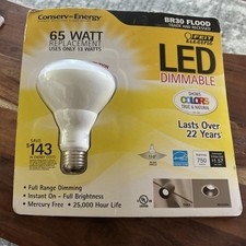 Feit Electric 65 Watt Replacement LED Dimmable BR30 Flood