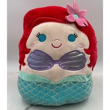 Squishmallow Disney Princess Ariel Soft Plush The Little Mermaid 12"