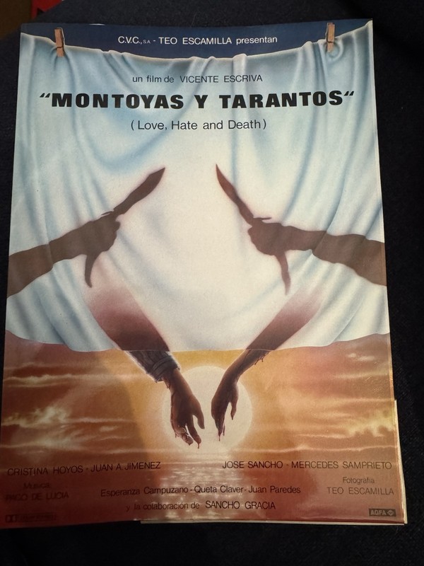 Montoyas Y Tarantos Press Kit (1989) Spanish Selection For Best Foreign Film 