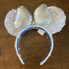 US 2020 Minnie Ears Limited Cinderella Disney Parks Magic Mirror Silver Headband