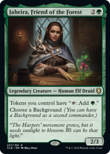 Jaheira, Friend of the Forest - Commander Legends: Battle for Baldur's Gate #237 Rare