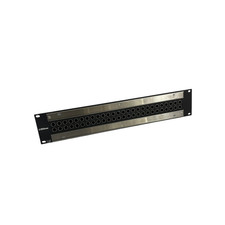 Bittree B52T-2WNHD 2x26 2RU Panel Black Normalling NonTerminating Audio Patchbay
