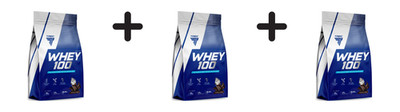 3 x Trec Nutrition Whey 100 (900g) Chocolate (37,02 EUR/kg)