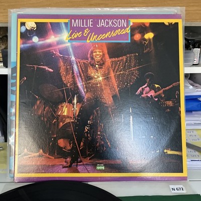 MILLIE JACKSON 2 LP LIVE AND UNCENSORED N672