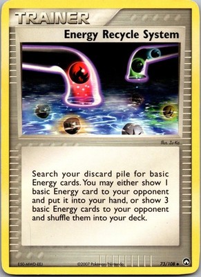 Energy Recycle System Uncommon Power Keepers 73/108 LP tcga+ Normal