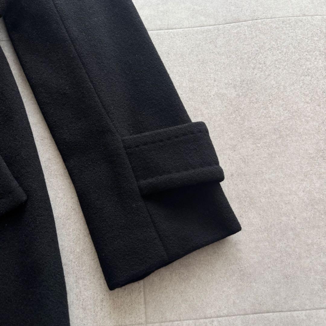 Burberry   Blue Label Long Coat Nova Check 100 Cashmere Black 38 thumbnail 6