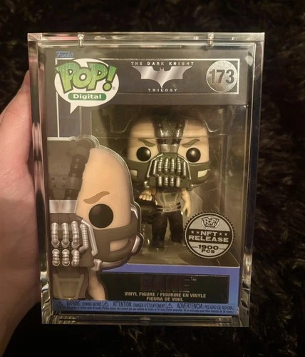 Funko Pop! Digital Batman The Dark Knight Trilogy Bane #173 LE 1900 w POP SHIELD