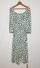 NWT Reformation Hilda Midi Dress in Tapioca Size 0 As Seen On Claire Holt