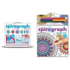 Spirograph Deluxe Design Set and Coloring Book  Pencils