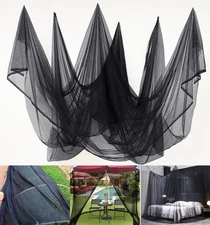 39 x10Ft Mosquito Net for Patio, Black Mosquito Netting for Garden Porch Mesh...