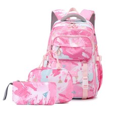 MITOWERMI 3Pcs Backpack for Girls Kids Backpacks with Lunch Box Elementary Mi...