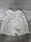 Cabbage Patch Kids White Floral Romper Lace One Piece Underclothes Layette Doll