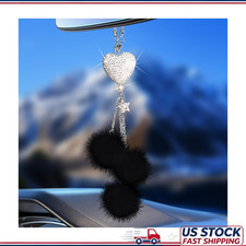 Girly Crystal Rearview Mirror Decor Women - Rhinestone Car Mirror Accessory Love Girly Crystal Rearview Mirror Decor Women - Rhinestone Car Mirror Accessory Love