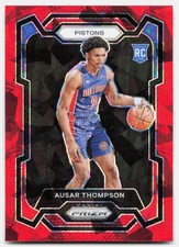 2023-24 Panini Prizm #178 Ausar Thompson Prizms Red Ice