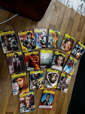  	 17x CINEMA Magazin Sammlung 80er/90er   Star Wars, E.T., James Bond u.a. 