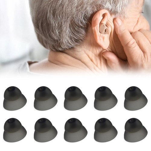10Pcs Hearing Aid Domes Hearing Aid Eartips Earplug Silicone Hearing Aid Earbud - Picture 6 of 14