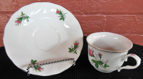 Ciera Fine China Floral Motif 6 oz Cup & Saucer Set - Picture 7 of 8