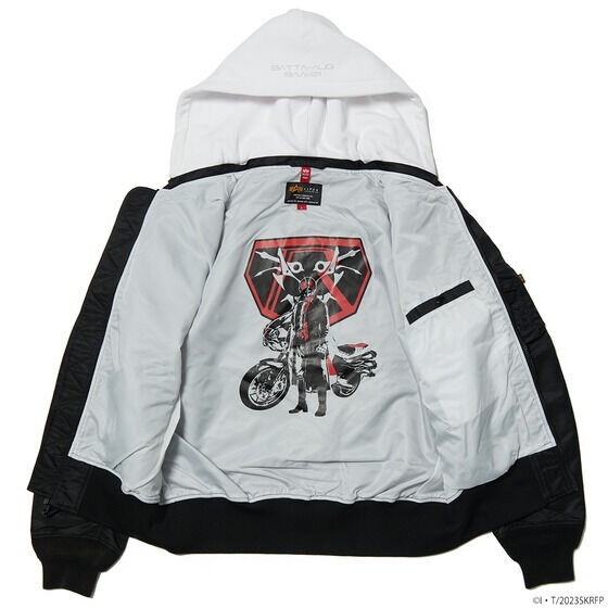 Shin Kamen Rider 1 ALPHA LIGHT MA-1 NATUS Jacket L size