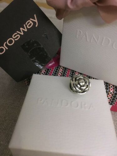 CHARM CHARMS PER TROLLBEADS BROSWAY MORELLATO TEDOR FIORE ROSA - Foto 1 di 2