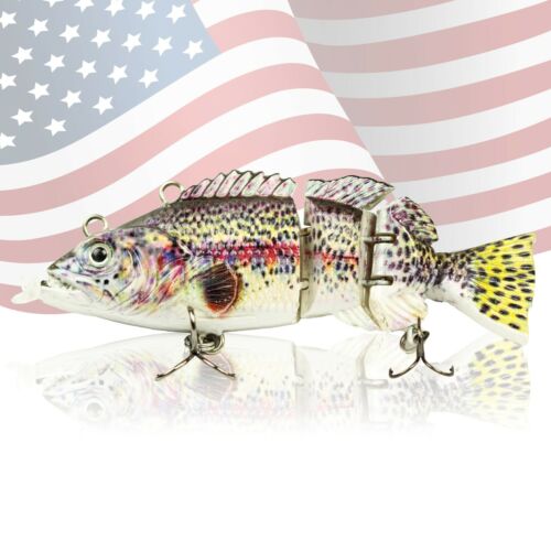 Self Swimming Robotic Fishing Lure Bait Bass Topwater USB Charging Interface - Picture 16 of 28