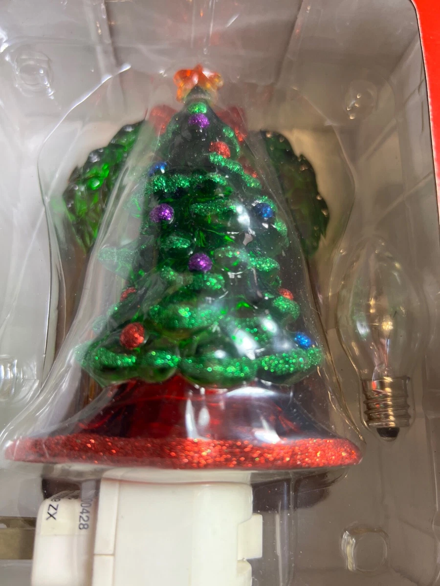 Costco Night Light Veilleuse Christmas Tree Through Window