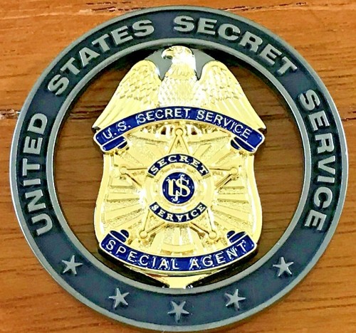 US SECRET SERVICE CHALLENGE COIN - SPECIAL AGENT CUT OUT COIN - RARE - Bild 1 von 5