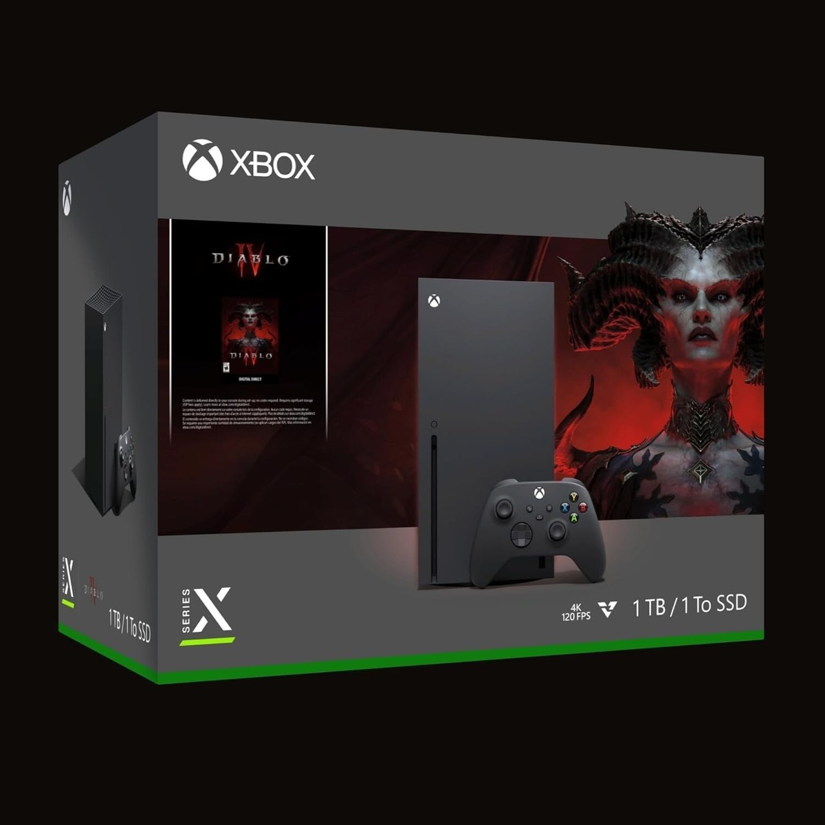 Xbox Series X Diablo 4 IV Console Bundle 1TB HD Include Xbox