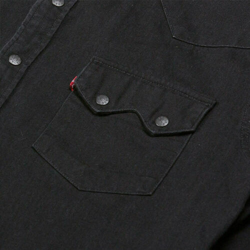 Levi's sawtooth shop western shirt black
