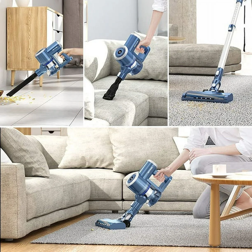 CORDLESS STICK VACUUM CLEANER Lightweight Upright Carpets Hard Floor Pet Hair - Picture 2 of 13