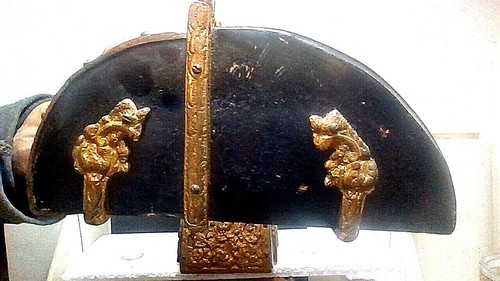 ANTIQUE PORTUGESE BRASS/WOOD RIDING STIRRUPS 18th/19th century beautiful artwork - Picture 5 of 8