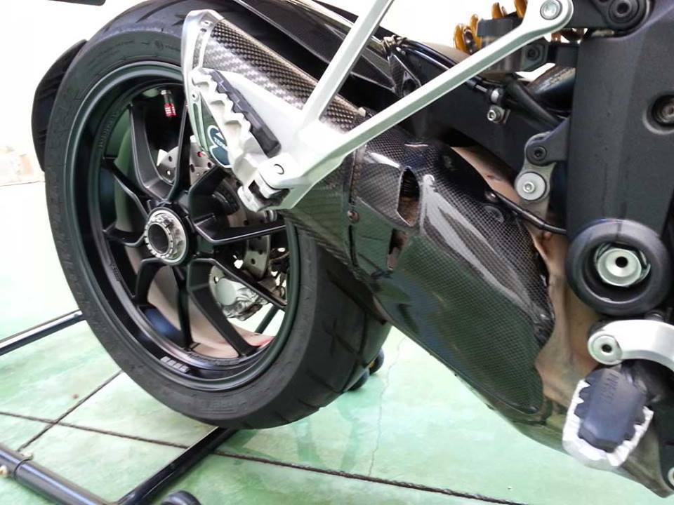 For Carbon 100% Termignoni Ducati Multistrada 1200 Exhaust Heat