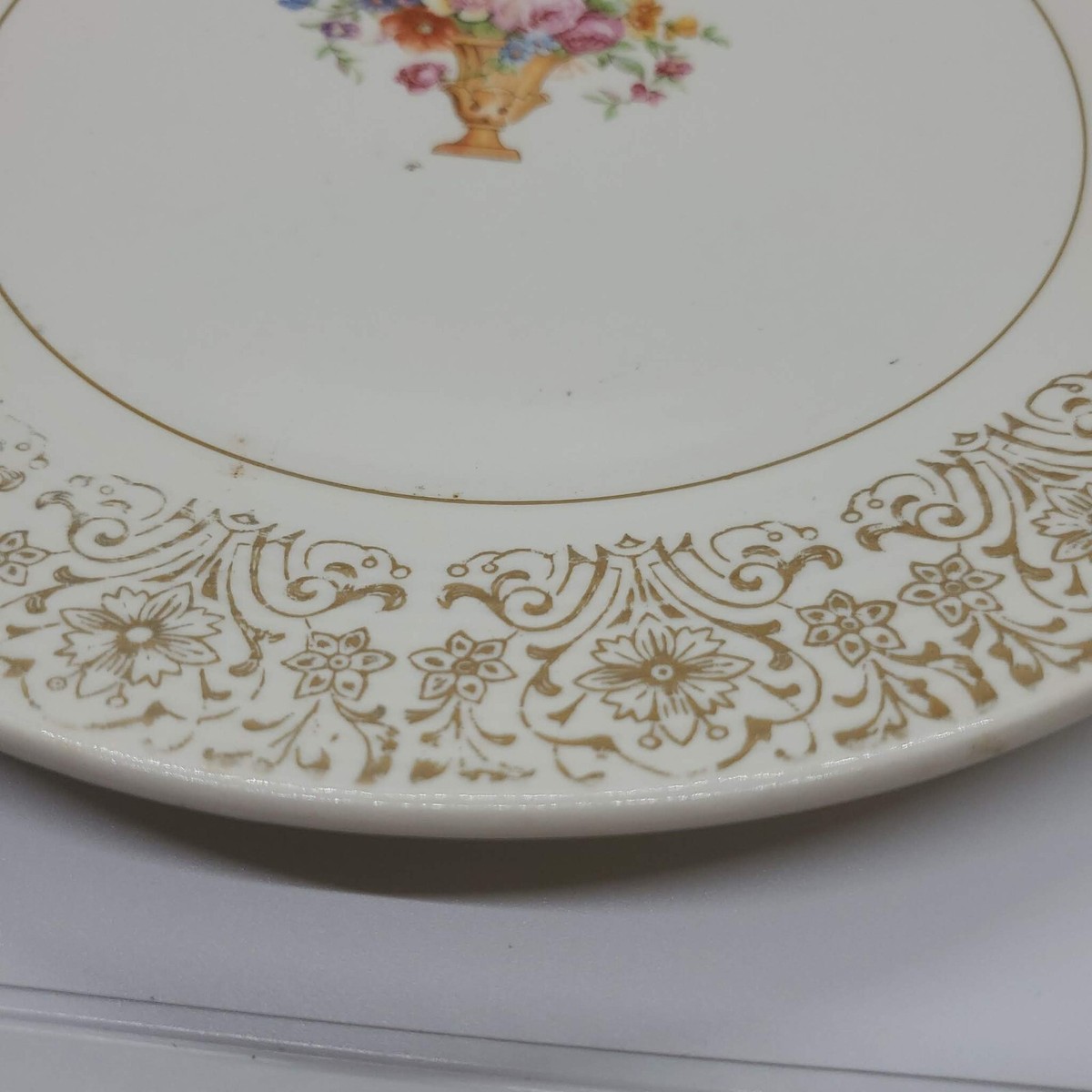 Limoges PARTHENON プレート 皿 ネイビー&ゴールド s-l400.jpg