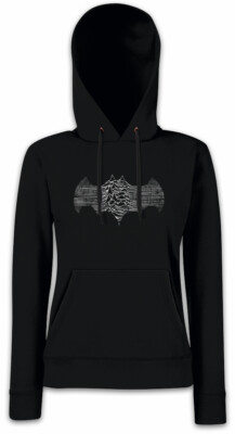 Bat Divison Damen Hoodie Kapuzenpullover Unknown Joy Pleasures Fun Bat Man DJ MC