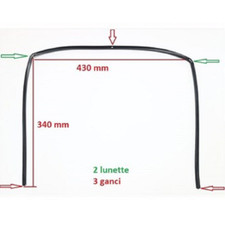 Guarnizione porta 3 lati 43x34 cm. forno Ilve A/094/21 originale