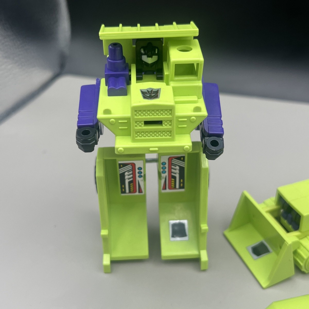 VTG ORIGINAL G1 CONSTRUCTION DECEPTICONS TRANSFORMERS SET OF 5 W