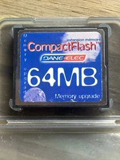 DANE-ELEC COMPACT FLASH 64MB MEMORY CARD (1A)