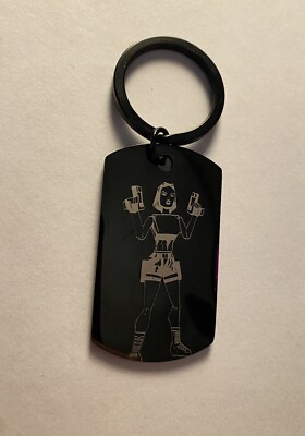 Tomb Raider Lara Croft Gravur Schlüsselanhänger Engraved Keychain