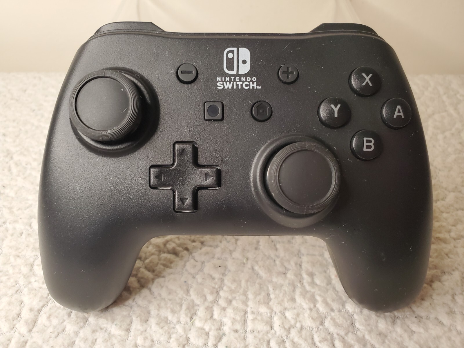 Two PowerA 1511370-01 Nintendo Switch Wired Controllers - Black & 1 Wire PARTS