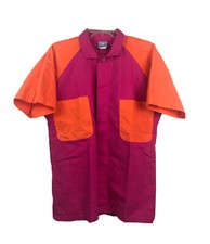 Hang Ten Pink Orange Vtg Button Front Shirt - oversize Small Fits Medium
