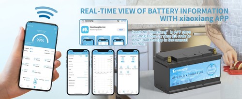 Batería de litio 100Ah 200Ah 300Ah 12V LiFePO4 BMS batería autocaravana 20000 ciclos - Imagen 122 de 122