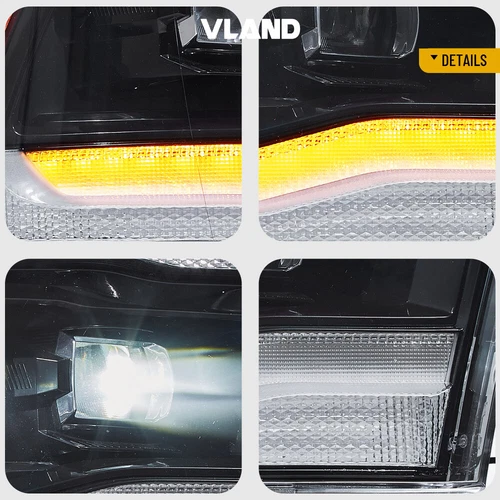 1Paar LED Scheinwerfer für 2009-2018 Dodge RAM 1500 2500 3500 mit Startanimation - Bild 2 von 15