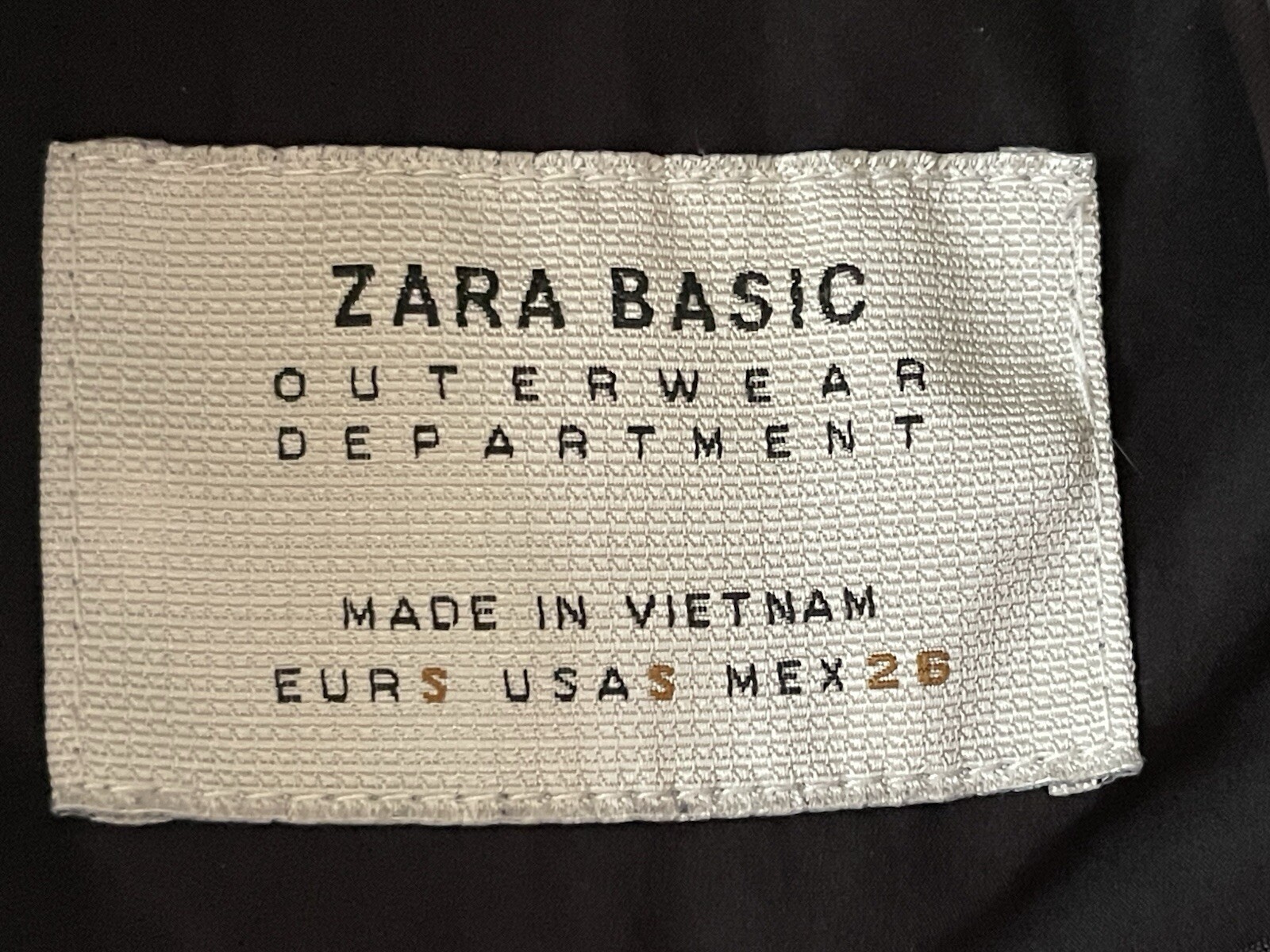 ZARA BASIC Outerwear Department, Black Anorak Jac… - image 9