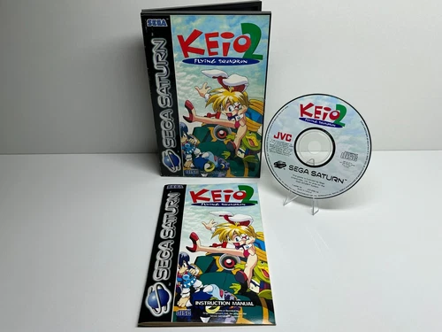 Sega Saturn Keio 2: Flying Squadron with Original Box + Manual, RARE ⚡SHIPPING⚡
