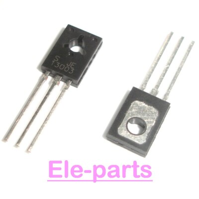 Aexit 10 Pcs 13003 TO-126 NPN 3 Pin PCB Through Hole Transistor bipolare 1.2A ID: 746438