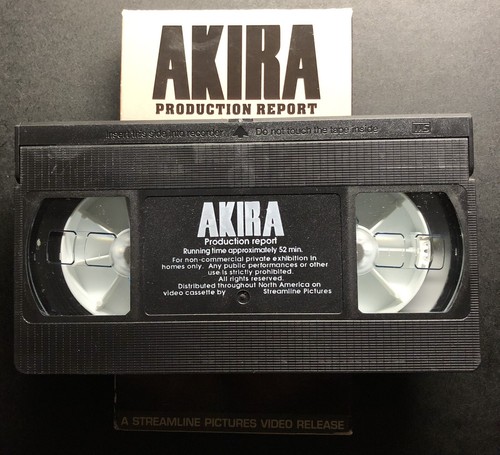 AKIRA Production Report RARE 1989 Katsuhiro Ôtomo Anime Japan VHS Tape Cartoon - Bild 4 von 7